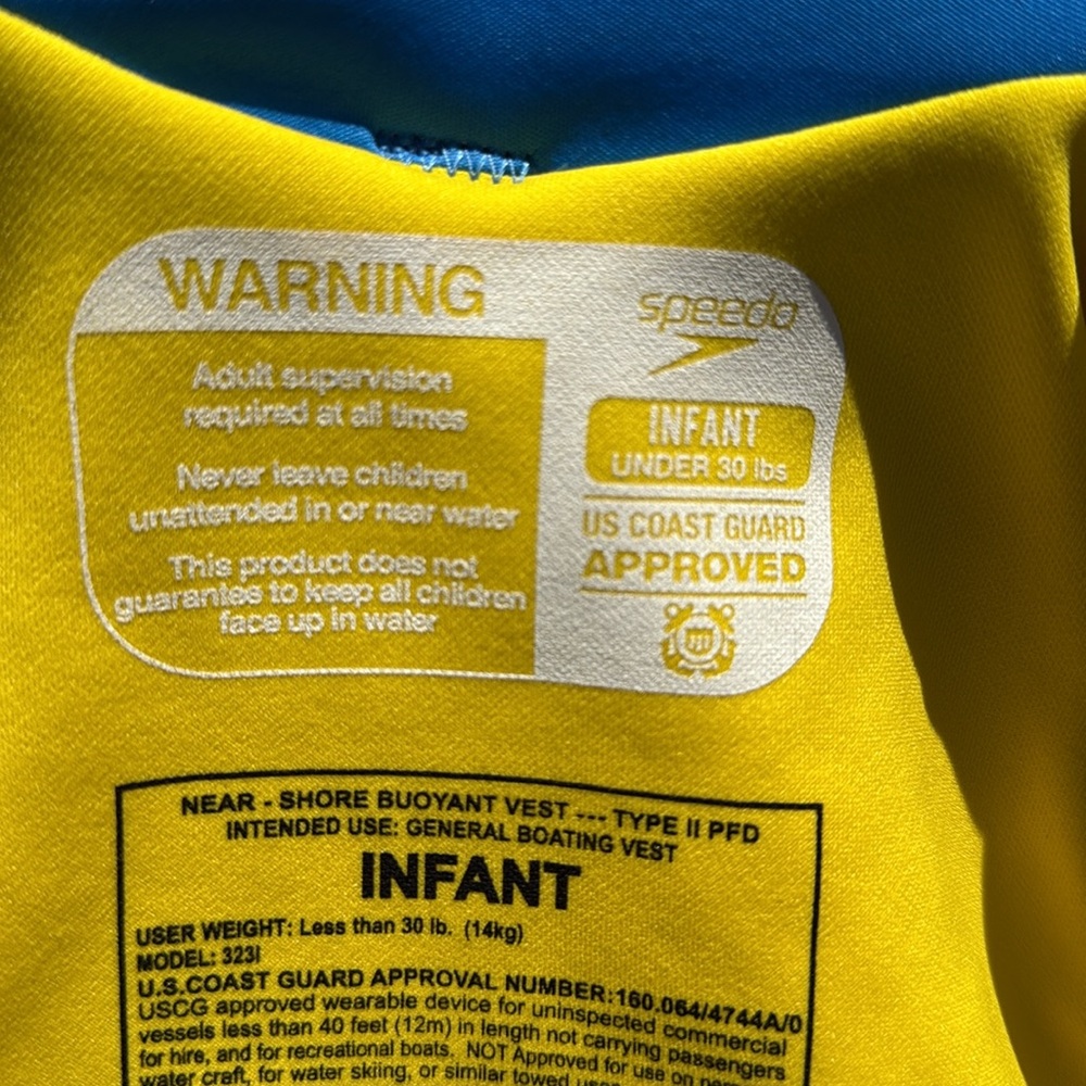 Infant Life Jacket - Picture 3 of 3